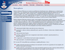 Tablet Screenshot of bip-arch.mikolow.eu
